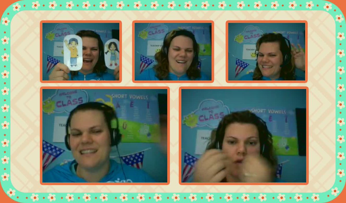 CoachDanis's tweet photo. Teacher Vivian XD’s best teaching moments! #VIPKID
 https://t.co/m9flQLHSmU https://t.co/kfUfFkfB46