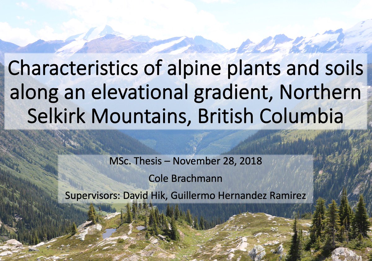 David Hik 🇺🇦 (@davidhik) on Twitter photo Congratulations <a href="/ColeBrachmann/">Cole Brachmann</a> who very ably defended his MSc thesis on #alpine soils, gas fluxes (CH4, CO2) & vegetation today! #fieldwork was conducted during the 2016 <a href="/alpineclubcan/">Alpine Club of Canada | Club alpin du Canada</a> General Mountaineering Camp preview.tinyurl.com/ya5decfm <a href="/ualbertaScience/">UAlbertaScience</a> @zacrobinson_ <a href="/PhDMattyB/">Matthew Brachmann, PhD</a> Congratulations <a href="/ColeBrachmann/">Cole Brachmann</a> who very ably defended his MSc thesis on #alpine soils, gas fluxes (CH4, CO2) & vegetation today! #fieldwork was conducted during the 2016 <a href="/alpineclubcan/">Alpine Club of Canada | Club alpin du Canada</a> General Mountaineering Camp preview.tinyurl.com/ya5decfm <a href="/ualbertaScience/">UAlbertaScience</a> @zacrobinson_ <a href="/PhDMattyB/">Matthew Brachmann, PhD</a>