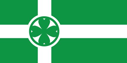 22: CHILLIWACK (5.95 points) - Here's the thing: it's not bad! - Two colours, waves well in the wind, picks a theme (green heart of B.C.) and sticks with it- but, looks too much like the flag of "kekistan", a fictional country championed by white nationalists, so, gets docked