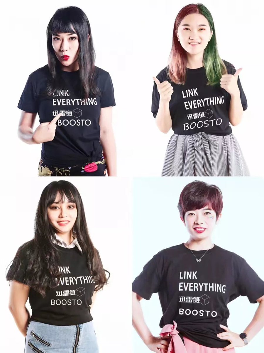 BOOSTO_io's tweet photo. The Chinese #BOOSTO marketing team is the closest thing we'll ever get to a decentralized group of #PowerRangers!

Led by @heidihanyu; Starry, Wendy, and Anna are more than happy to rock the #startuplife and put a little #GirlPower into the world of #Blockchain! https://t.co/kcy1HpXLYu
