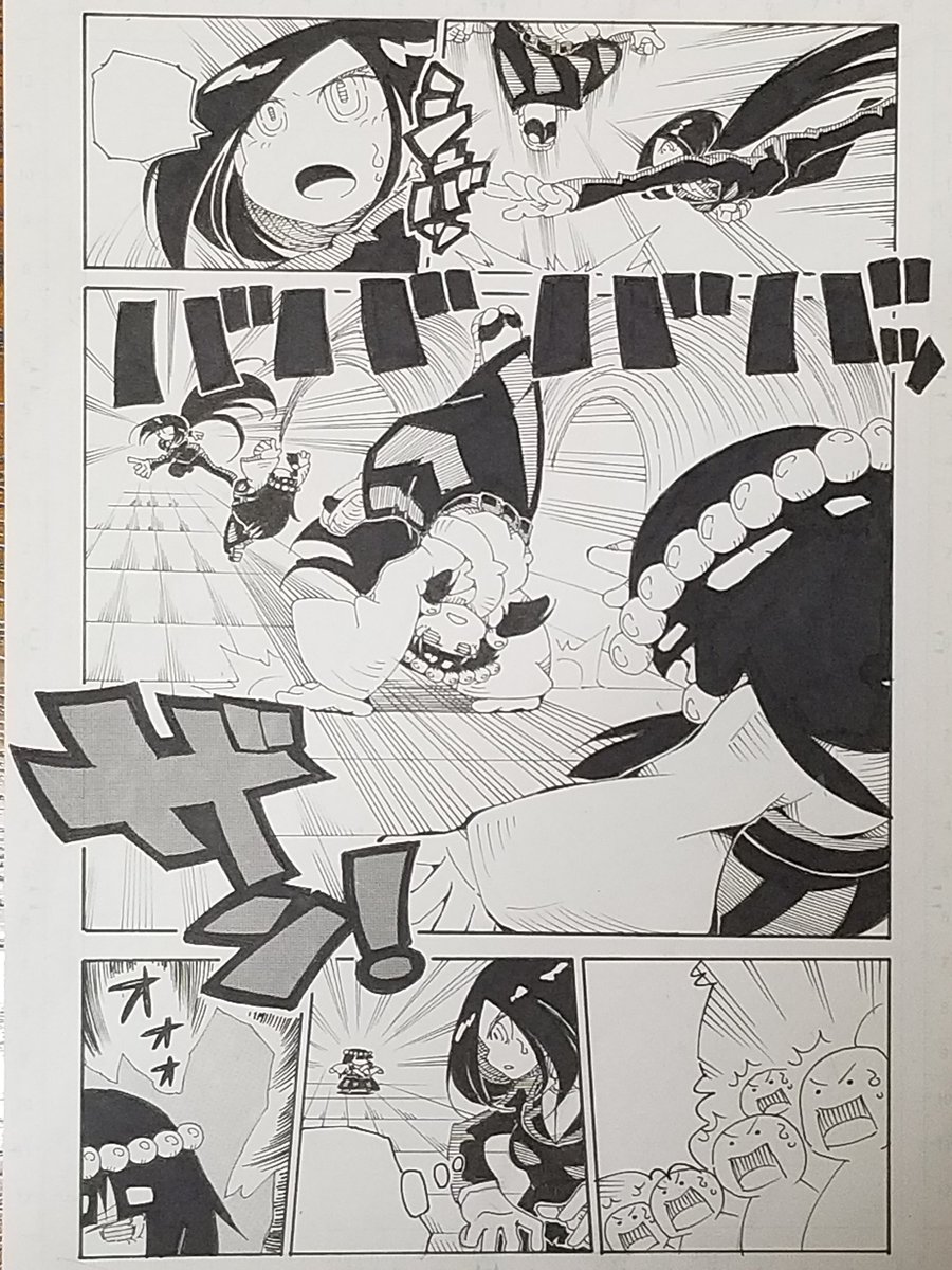 まるでバトル漫画のよう 