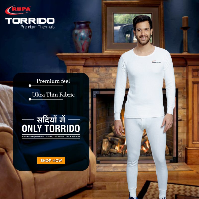 Rupa Knitwear - Stay Hot This Winter With RUPA Torrido! Sardiyon main only  torrido! #Thermals #Winterwear #WinterFashion