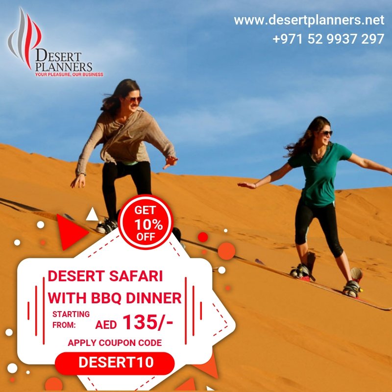 desertplanners's tweet photo. @desertplanners offers you attractive Desert Safari with Dinner, Exclusive offer get 10% off on Desert Safari with Dinner, limited time Period offer, Book Now.!!”
Apply Coupon Code: DESERT10
Just log on to: https://t.co/dx26IaBwA3
Contact us for best deals on +971 52 993 7297.!! https://t.co/Bsk0nGy1EU