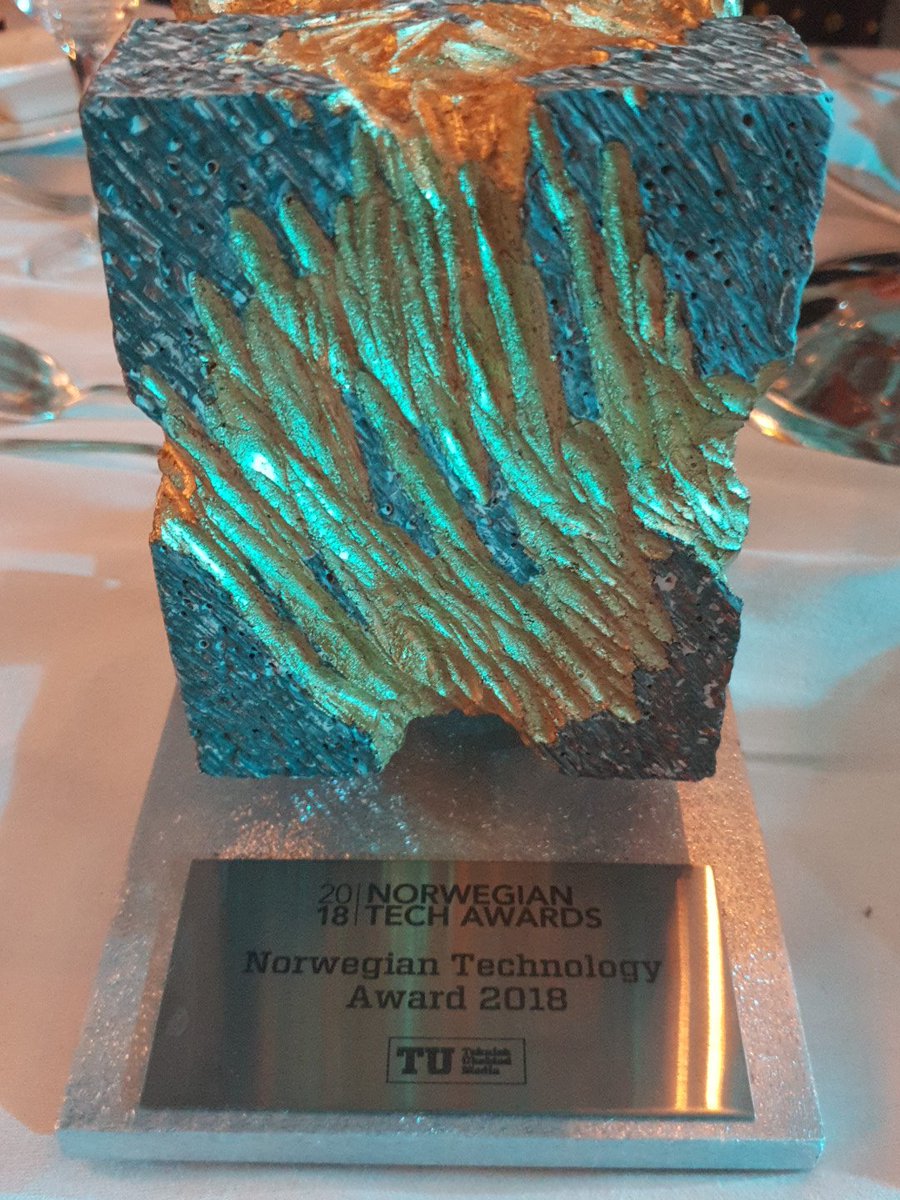 #Zivid takes home #NorwegianTechAwards 2018. Proudly representing Nydalen dreamteam!