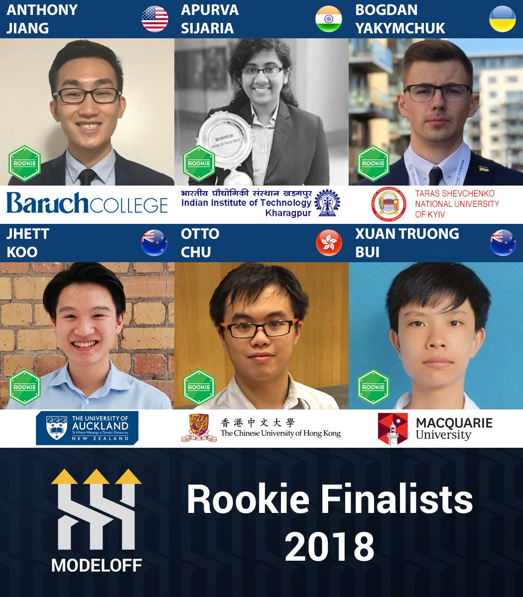 Fin Mod World Champs (@modeloff) on Twitter photo Catch the Rookie Finalists live at the Finals in London on 3rd December! ModelOff Finals includes 6 'Rookie' spots designated for top competitors under 24 and still studying full time. 
Register your attendance at modeloff.com/attend-finals Catch the Rookie Finalists live at the Finals in London on 3rd December! ModelOff Finals includes 6 'Rookie' spots designated for top competitors under 24 and still studying full time. 
Register your attendance at modeloff.com/attend-finals
