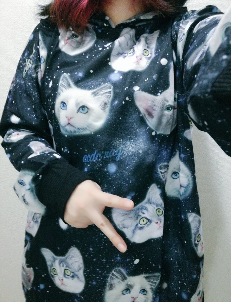 不思議な気持ちになれる服を買いました🐱🌌☄️💫 