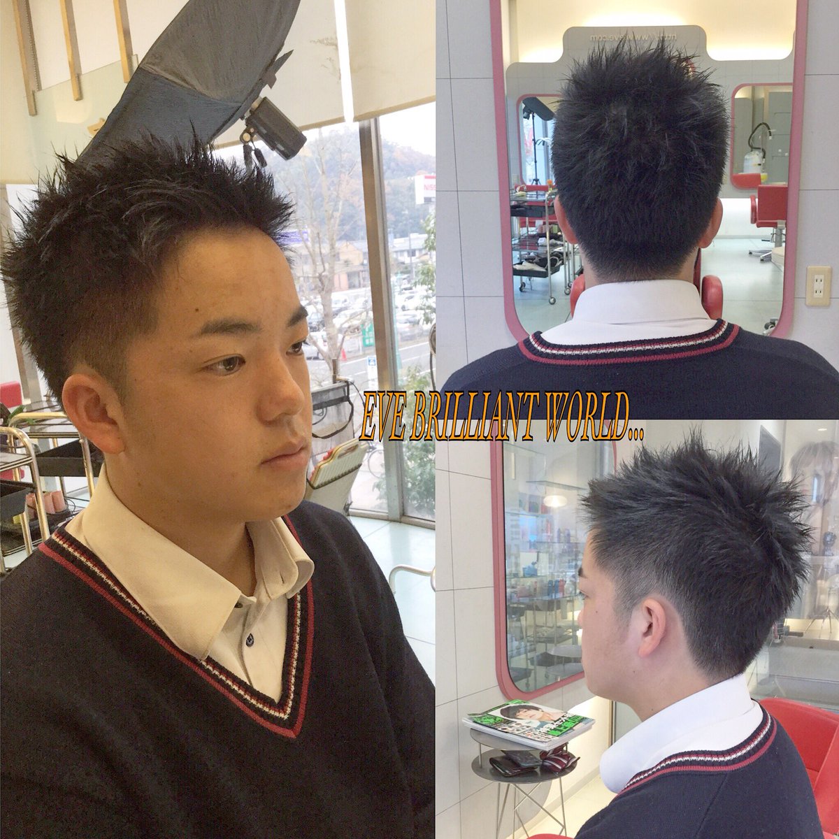 Eve Hair Works Twitterren メンズカット 清潔感と爽やかを感じさせるベリーショートへ カット メンズカット 学生カット アップバング 刈り上げ ショート ベリーショート 清潔感 爽やか 京都 舞鶴 舞鶴美容室 Evebrilliantworld Eve イブ