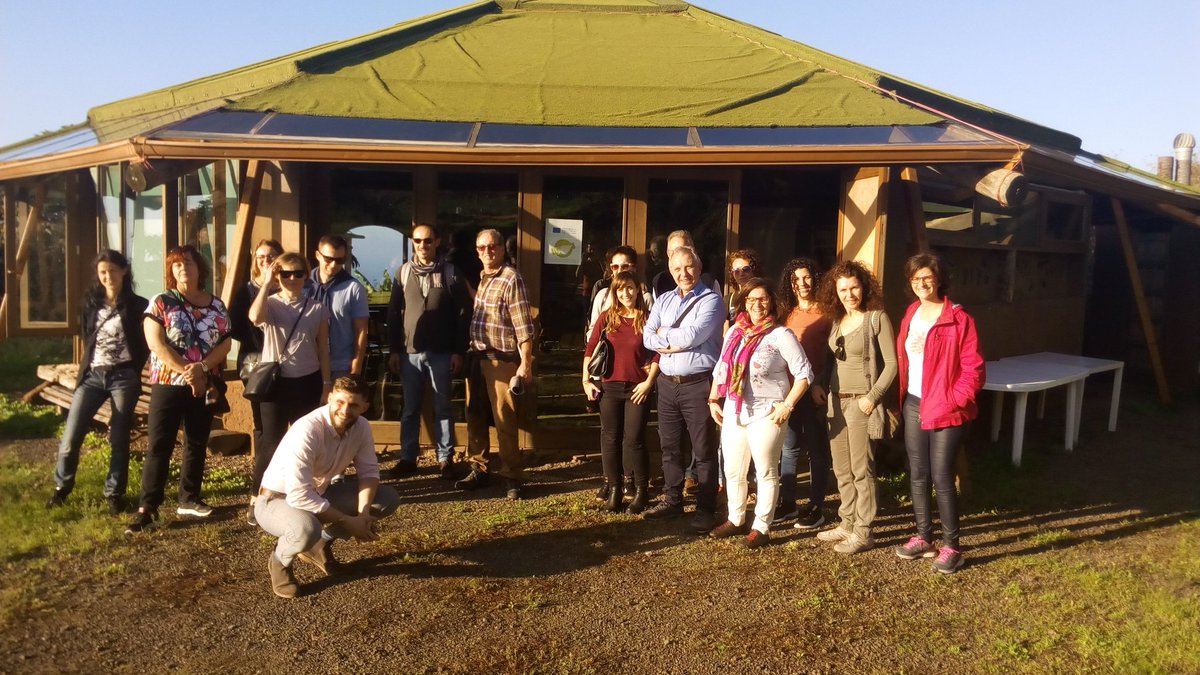 The #SharEEN_eu consortium meets in Tenerife. During the first day we had the chance to visit Finca El Mato and learn about 🌱 #permaculture and http://permind.eu project with Nani and Javier in a ☀ day. Thank you!