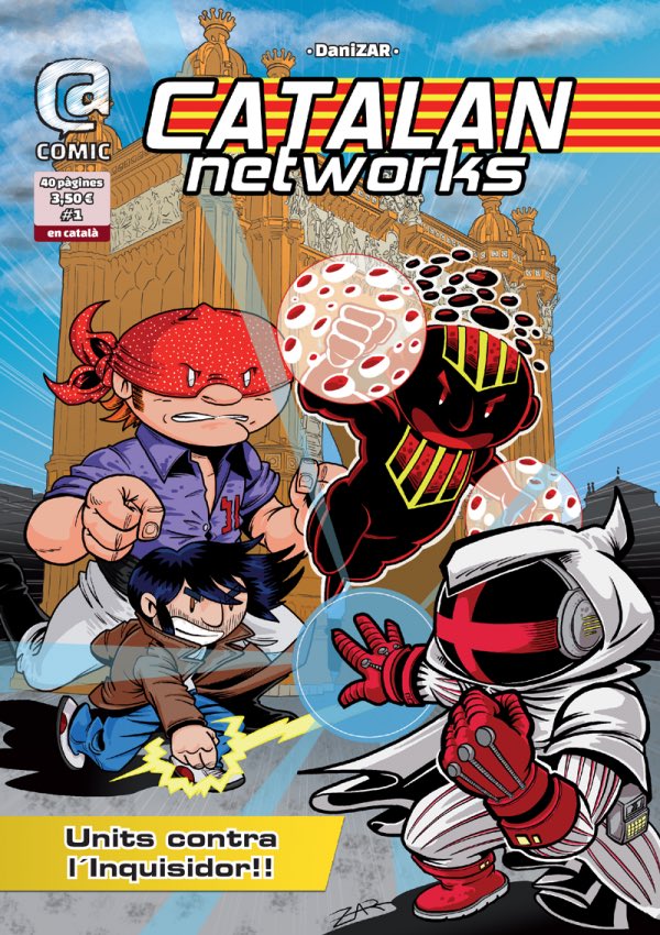 AfterCOMIC's tweet photo. En el #ohcomicsfest2018 tendremos a @danizarzuelo todos los díasen el stand con sus #littletoons y #comics para la gente joven. Podréis comprar el #comic de superhéroes @catalannetworks y Águila coja, parodia de la popular serie de televisión https://t.co/N3cY7tsyli