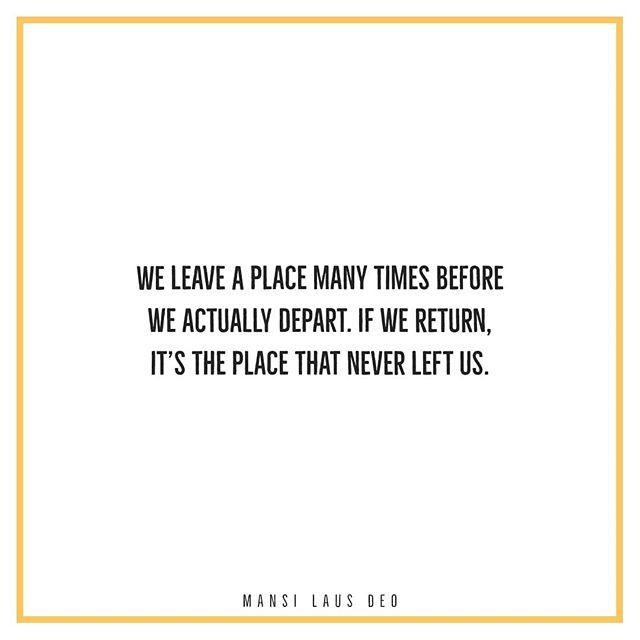 mansilausdeo's tweet photo. About the #places we willingly leave and the places that stubbornly stay within us. . . .

#travel #travelusta #departure #goodbye #quoteoftheday #qotd #life #perspective #wordporn #journey #mansilausdeo #amwriting #anoshoflife #ANOL #writersofinstagram https://t.co/PYwivxpNZv https://t.co/339bRdaemm