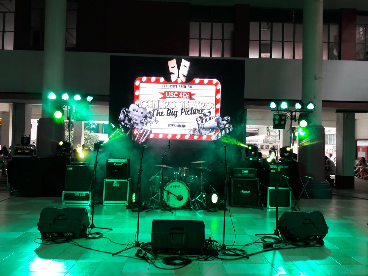 ceusc_mnl's tweet photo. Escolarians, the stage is now set! Join us at the Student Activity Center as we ablaze the stage with performances from our fellow Escolarians.
Watch out for the Battle of the Bands, Dance Competition and Singing Competition.
#USC4Di #USCWeek2018 #CENTROTEATRO https://t.co/78rpQIKjpq