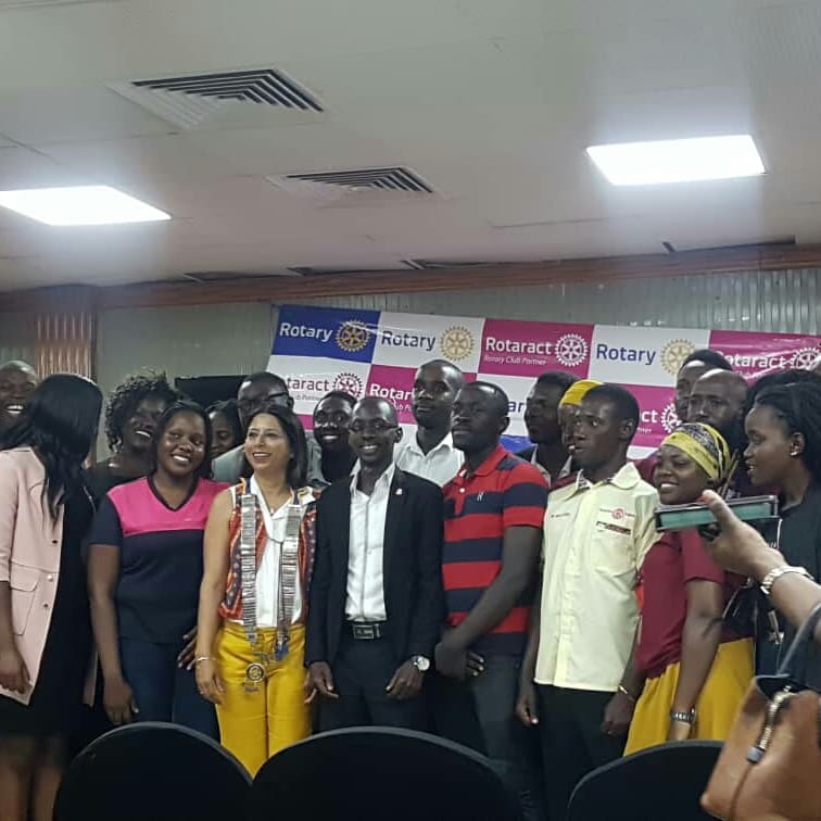 RotaractRubaga's tweet photo. We joined the rest of the Rotaract family in hosting the District Governor Sharmilla Bhatt at Africana
Thanks DG for inspiring us 
#DGVisits 
#RotaractUg 
#RotaractRubaga https://t.co/wIi273v7g4