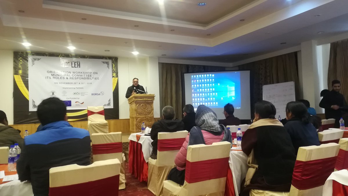 Anirudhha19's tweet photo. D 1 session 3 Mr Fayaz Ahmed, Chief Town Planner, Srinagar capacitating newly elected councillors of LEH AND LADDAK on J&K Municipality Act #74thconstitutionalamendment
@IGSSS @aravindunni23 @tikender @evita_das https://t.co/0WlZspzjJG
