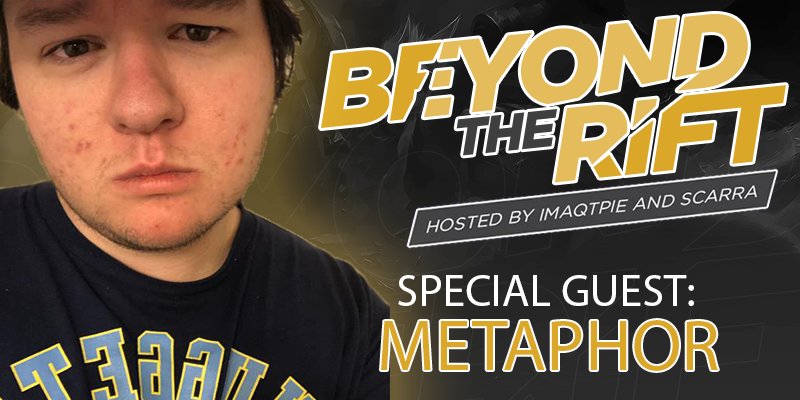 This week's guest is TCS and scouting grounds jungler @Metaaphor. We got a lot of preseason to cover but this week's episode will be at 5PM pst instead of 4. Tune in at twitch.tv/imaqtpie