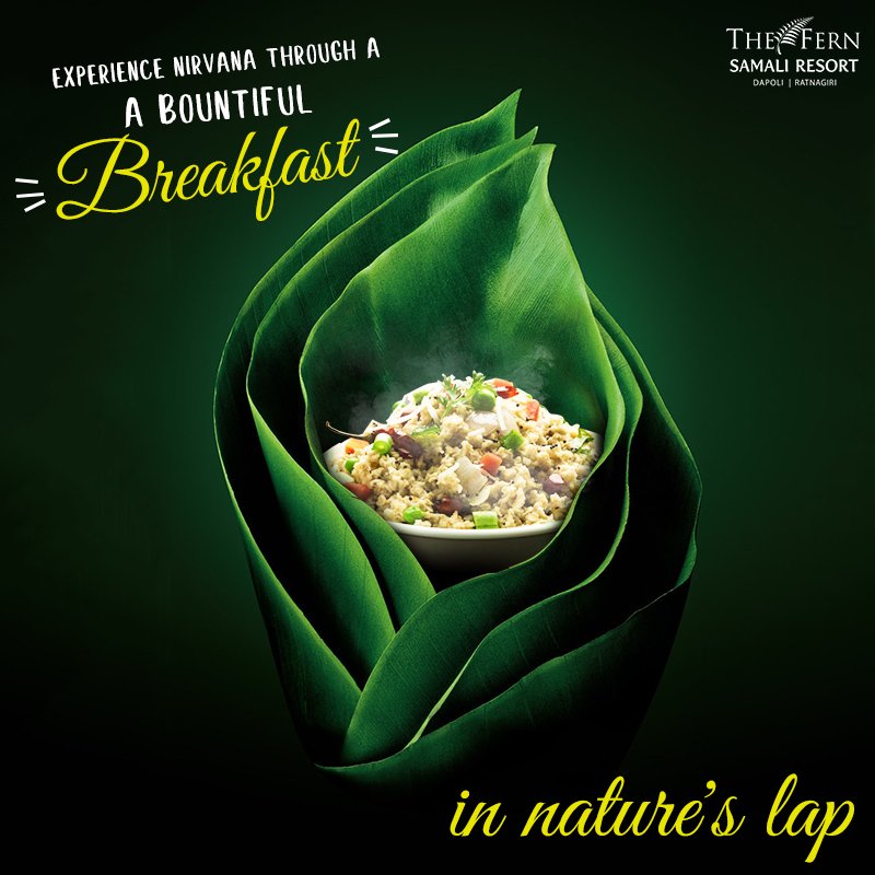 samaliresort's tweet photo. Make morning meals a celebration with the delicious range of South Indian, Konkan and all your favorite breakfasts at #TheFernSamaliResort

Visit Now: https://t.co/h6Z6Qa04Fb

#SamaliResort | #Dapoli | #LuxuryResort | #Holiday | #Vacation | #WelcomeEscape | #Mumbai | #Pune https://t.co/dZqGTXscpq