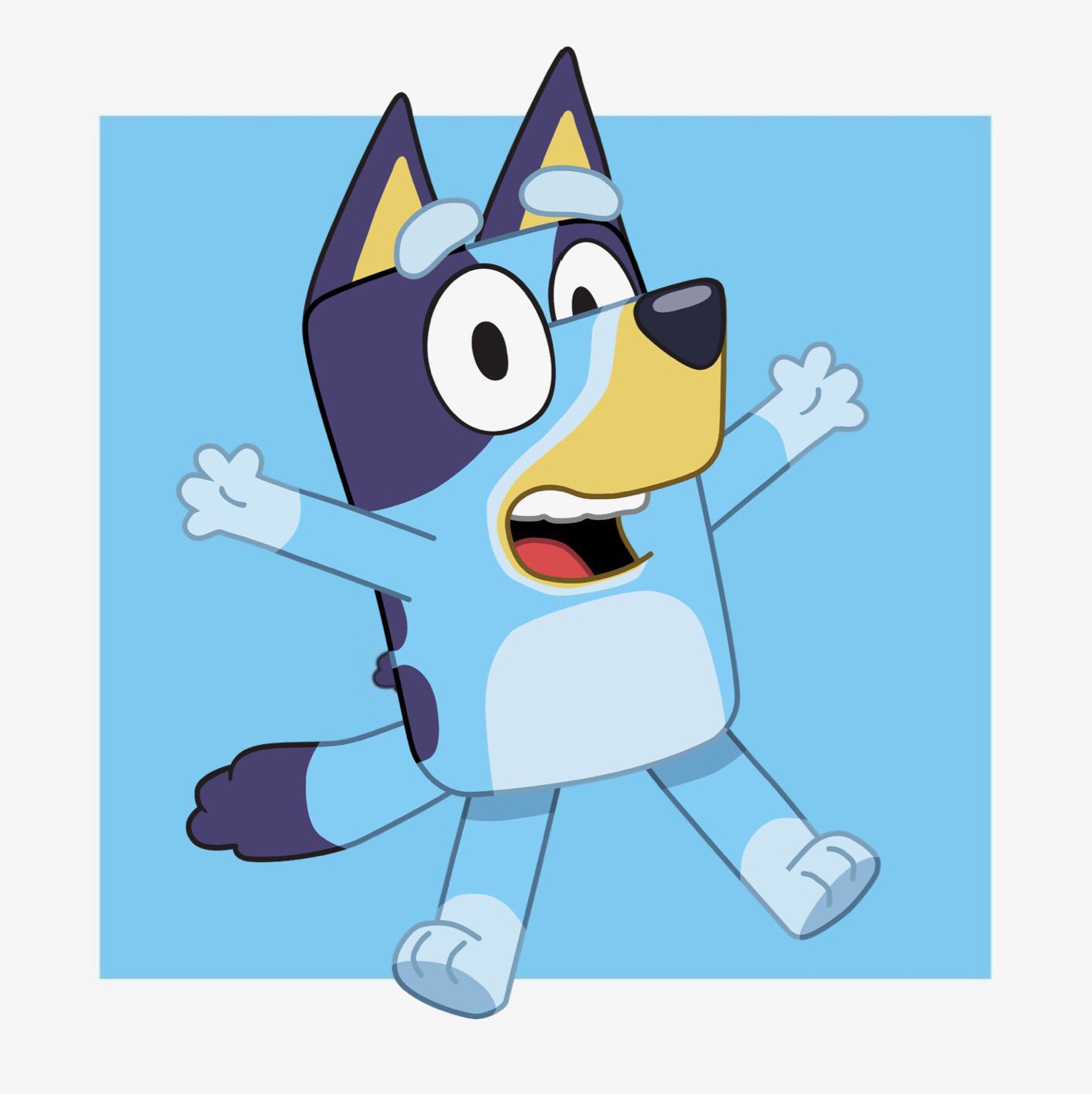 Bluey Cartoon Dog Characters