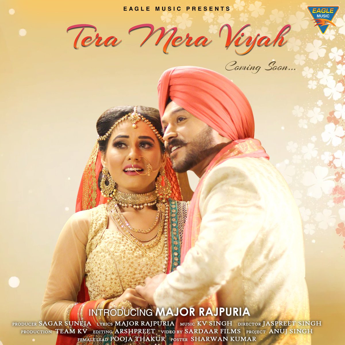 EagleMusicIndia's tweet photo. Get ready for 🤗❤ #TeraMeraViyah ❤🤗 by @MajorRajpuria !
Releasing soon...
Singer &amp; Lyrics :- Major Rajpuria
Music :- KV Singh
Producer :- #SagarSuneja
Director :- #JaspreetSingh
Video By :- Sardaar Films
Project By :- Anuj Singh
Need your Love as Always ☺☺
@EagleMusicIndia https://t.co/HQG81kATQu