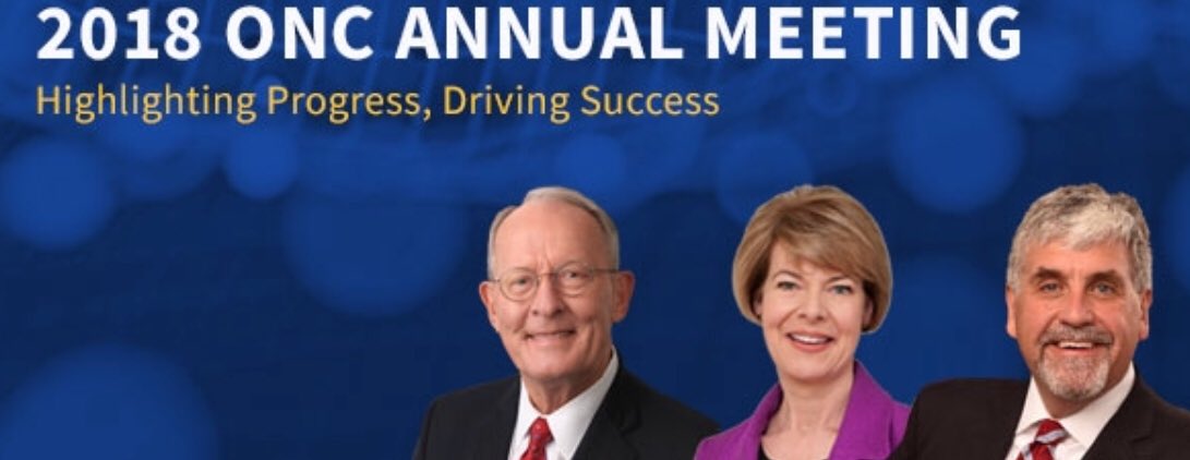 ONC_HealthIT's tweet photo. #ONC2018 kicks off today! Many great speakers and sessions planned. You can watch the plenary sessions online starting at 8:30am ET: https://t.co/GTeSAxel0A https://t.co/sqmR0Vu3Cq