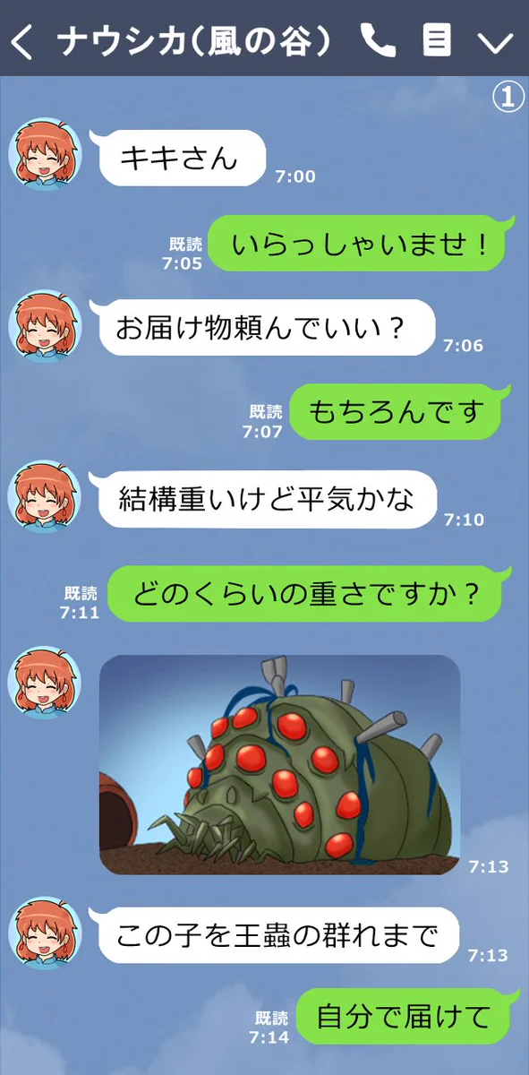 魔女の宅急便のキキが様々なジブリキャラから仕事の依頼を受けたらこうなるww