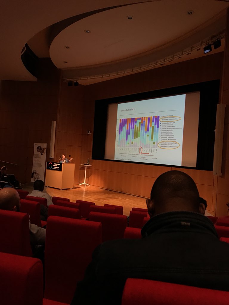 DessiVeltch's tweet photo. ‘No enough data tells us how antibiotics effect on microbiome’ very interesting angle of looking at microbiome for AMR by @DebbyBogaert Potential collaboration with @uBiome for more microbiome data in future :)? #AMR18 https://t.co/EVheb2bqYQ