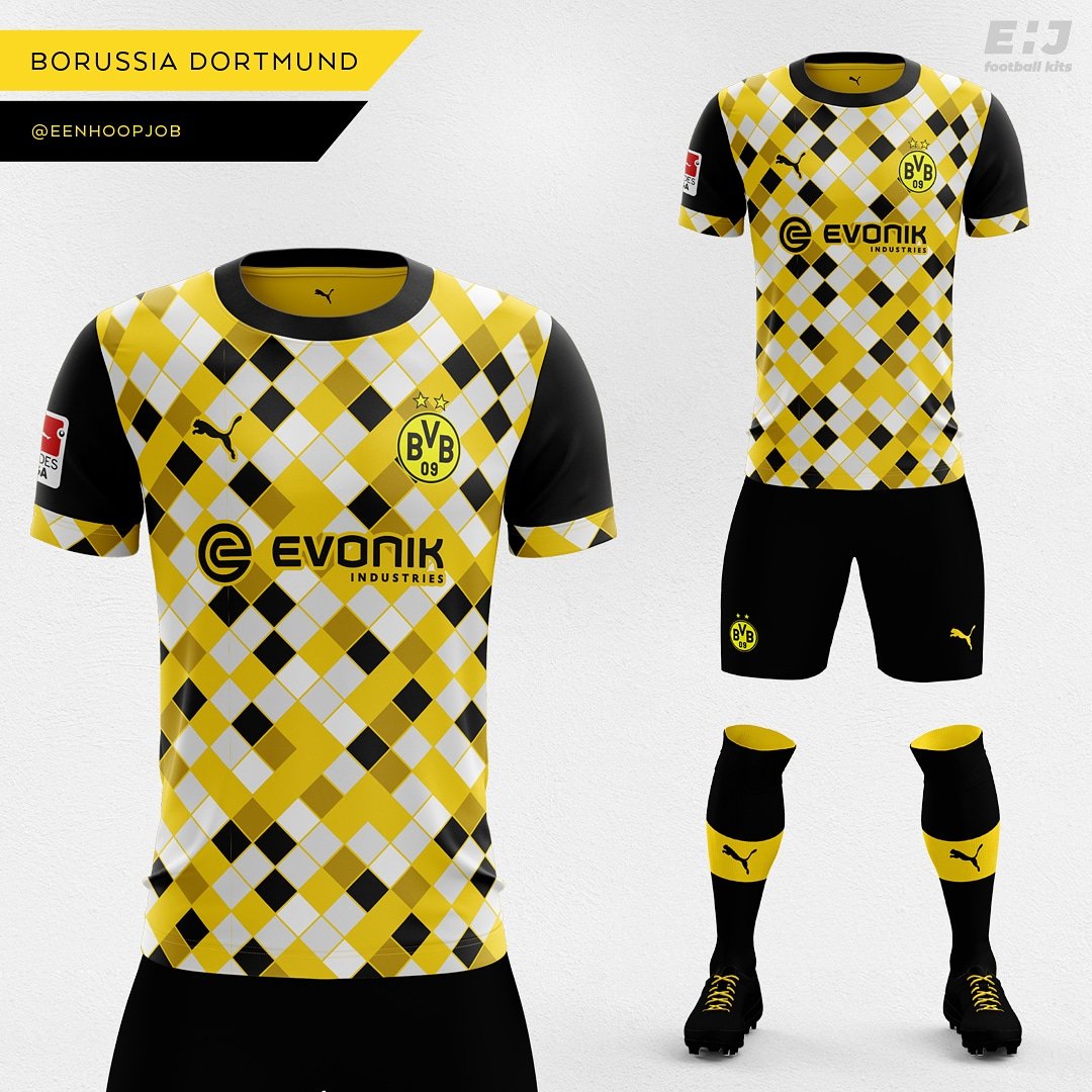 Job - eenhoopjob kit designs в Твиттере: "Borussia Dortmund