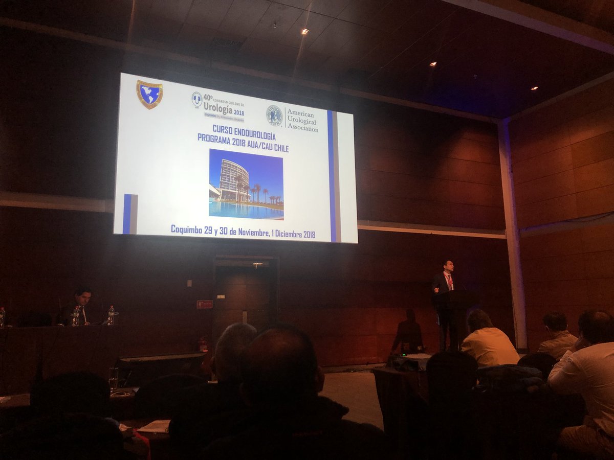 CAU/AUA Endourology course during our Chilean National meeting. Great speakers! <a href="/peepeeDoctor/">Khurshid Ghani</a> <a href="/BodoKnudsen/">Bodo Knudsen</a> <a href="/MBaptistussi/">Marcelo Baptistussi</a> <a href="/DrDomenechUro/">Alfredo Domenech</a>, Fernando Marchant. #endourocl #endourology