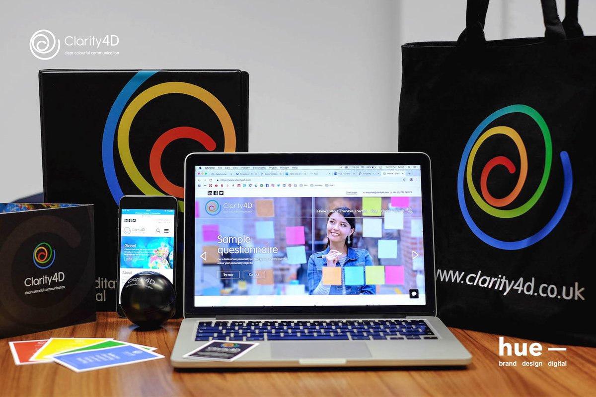 hellowearehue's tweet photo. Clarity4D provides a development process which creates positive results in personal &amp; professional relationships. We were delighted to be awarded the contract to rebrand them. The final identity reflects the language of colour &amp;  ever-growing global business partner network. https://t.co/jvng2qxSOS