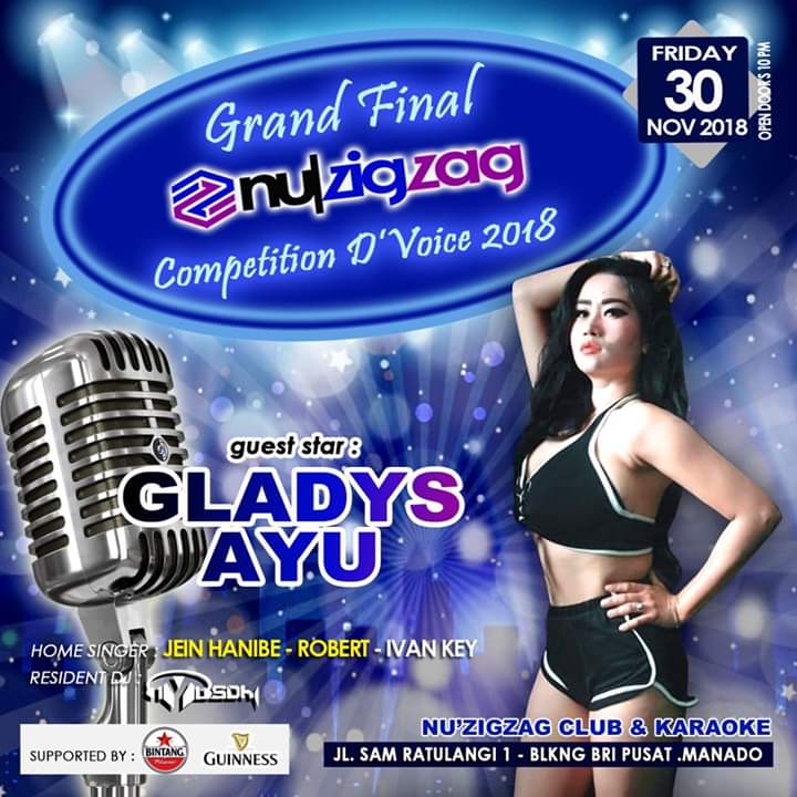 Yusdhi123's tweet photo. Tomorrow !! 
Malam GRAND FINAL NU|ZIGZAG COMPETITION D'VOICE 2018
   @ZIGZAG CLUB &amp; KARAOKE
      *guest star*
  GLADYS AYU https://t.co/tTcIeOyn0g