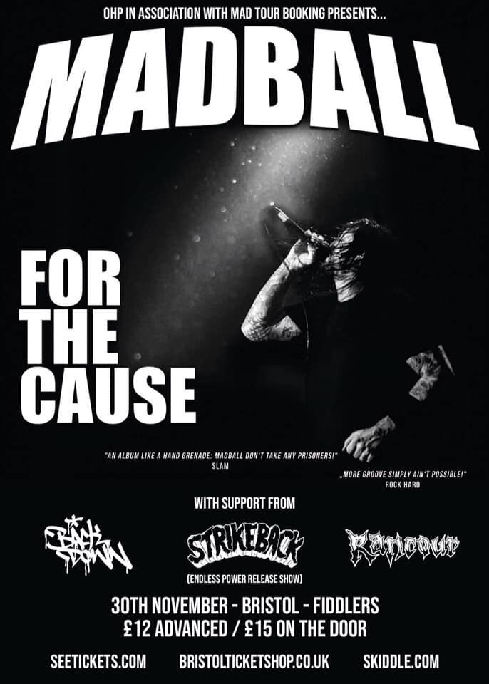 strikebackuk's tweet image. TOMORROW. Supporting Madball in Bristol. Tapes will be available for our latest release ENDLESS POWER 🔥