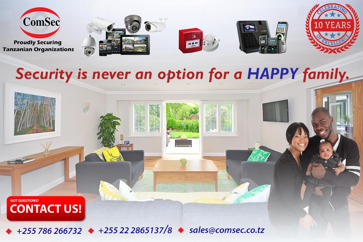 Comsec_Security's tweet image. Providing state of the art security solutions to Tanzanian organizations and households over the last 10 years, we can assure you that by working with us you will get the best value for your money and the best protection!

To Learn More, Contact Us at comsec.co.tz/Securitysoluti…