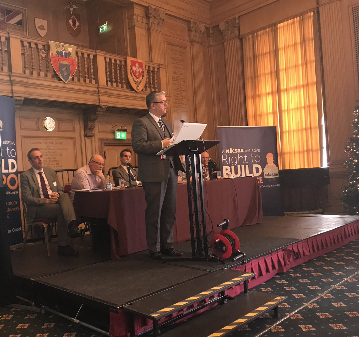 RighttoBuildTF's tweet photo. @BuildStore Thomas McSherry giving insight into #custombuild #selfbuild #mortgages & #finance. And interviewing @EcologyBS today’s sponsors. #righttobuildexpo #leeds https://t.co/Epjw9RZ6zk
