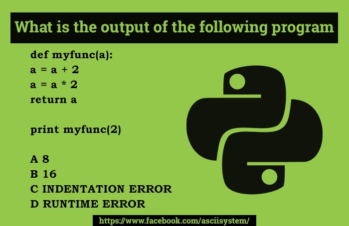 asciisystem's tweet image. #Output_Quiz!!!
#Python_Programming???