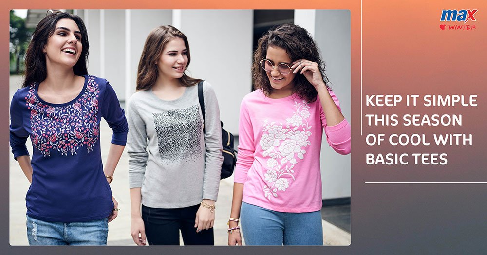 maxfashionindia's tweet image. Get your feminine fashion on point with our collection of basic tees which exude cute and casual vibes with a youthful edge.  

#maxloveswinter #maxfashion #basictees