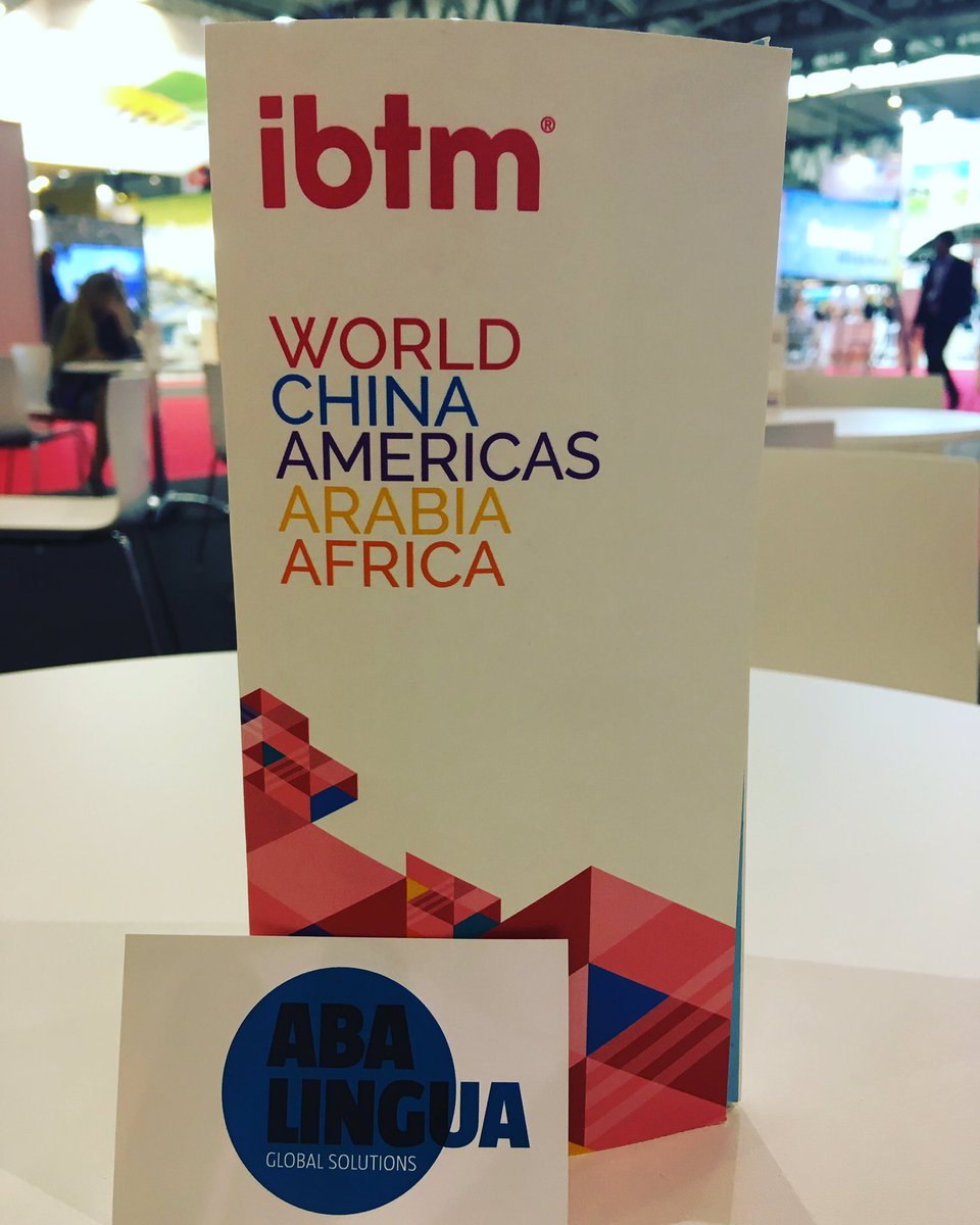 Abalingua's tweet photo. Last day at ibtm Barcelona, lots of contacts and sinergies that we’ll develop moving forward.

#simultaneoustranslation #simultaneousinterpretation #simultaneousinterpreter #simultaneousinterpreting #event #events #conference #congress #iso4043 #interpreter #interpreting https://t.co/rBKGTyUVPb