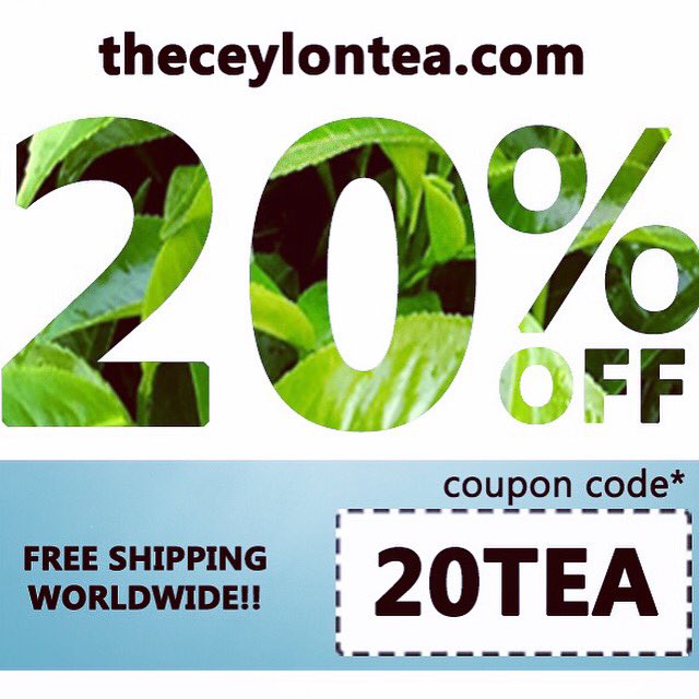 TheCeylonTea's tweet photo. @shopping2019_ @FahdAlbogami Hi, we are having a Cyber Monday sale. 20% discount applies for all our products when you order for 20$ or more, ends on 30th of November ☕️ https://t.co/fzi3RgyV3N