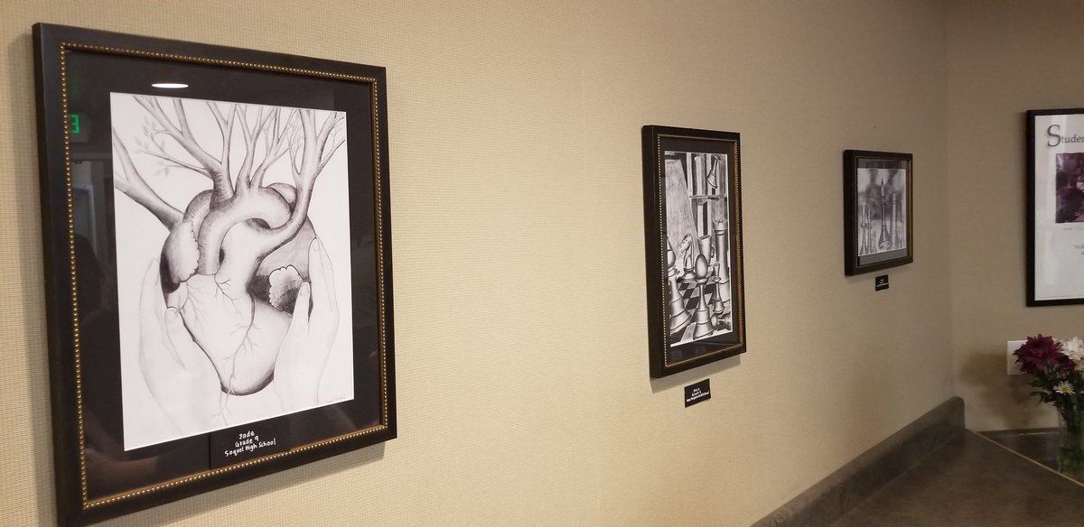 Celebrating the power of the Arts at the COE at the first student art exhibition with a jazz quartet. Thanks to our student artists, their parents, and art teachers. Special thanks to COE Arts Coordinator Audrey Sirota for organizing this wonderful event.