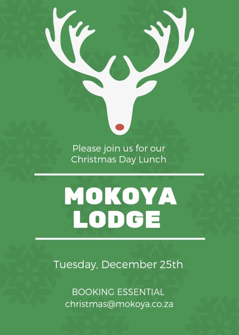 MokoyaLodge's tweet photo. Booking Essential - Mokoya Lodge Christmas Day Lunch #Mokoya #ChristmasDay #FestiveSeason https://t.co/D1M9lgzdgB