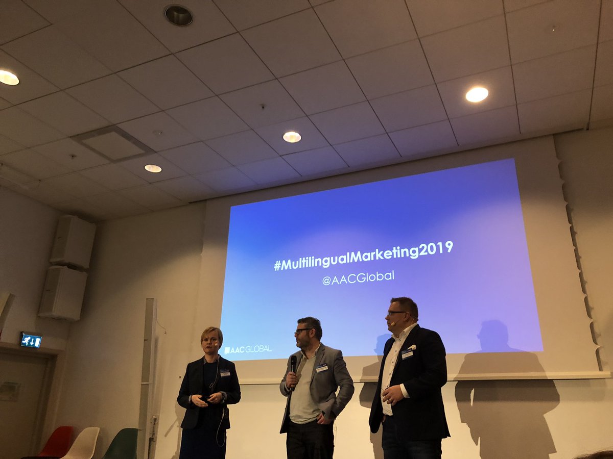 moette79's tweet photo. Interesting seminar about ”MultilingualMarketing 2019” 
Thank’s @AACGlobal https://t.co/iFH7JWdoQu