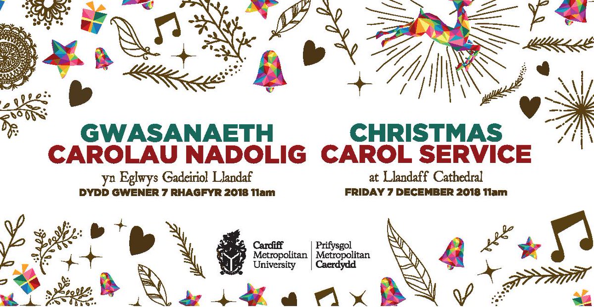 Our Annual Christmas Carol Service will be held in Llandaff Cathedral next Friday 7th December at 11am. Please join us for the service and immediately afterwards for festive refreshments at Cardiff School of Management. All are welcome!