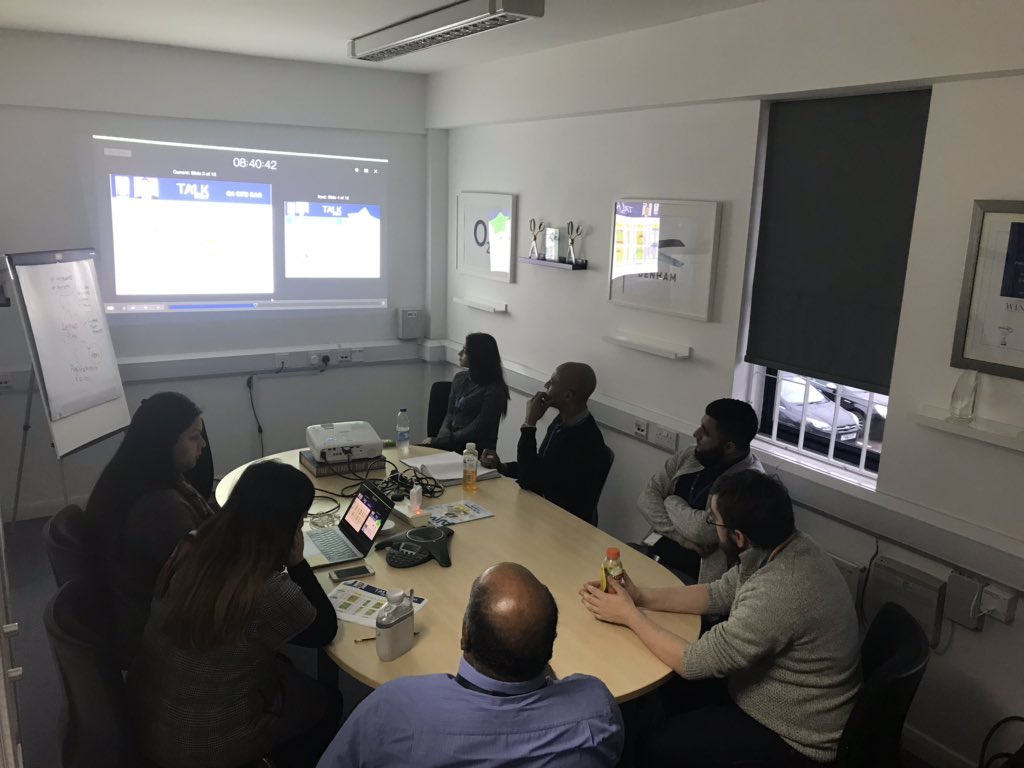 Our Head office team on our Q4 All Hands Call with the entire Talk Direct Family. Thank you for a great year so far and lets all enjoy the festive retail season. #thebestteam #talkdirectfamily