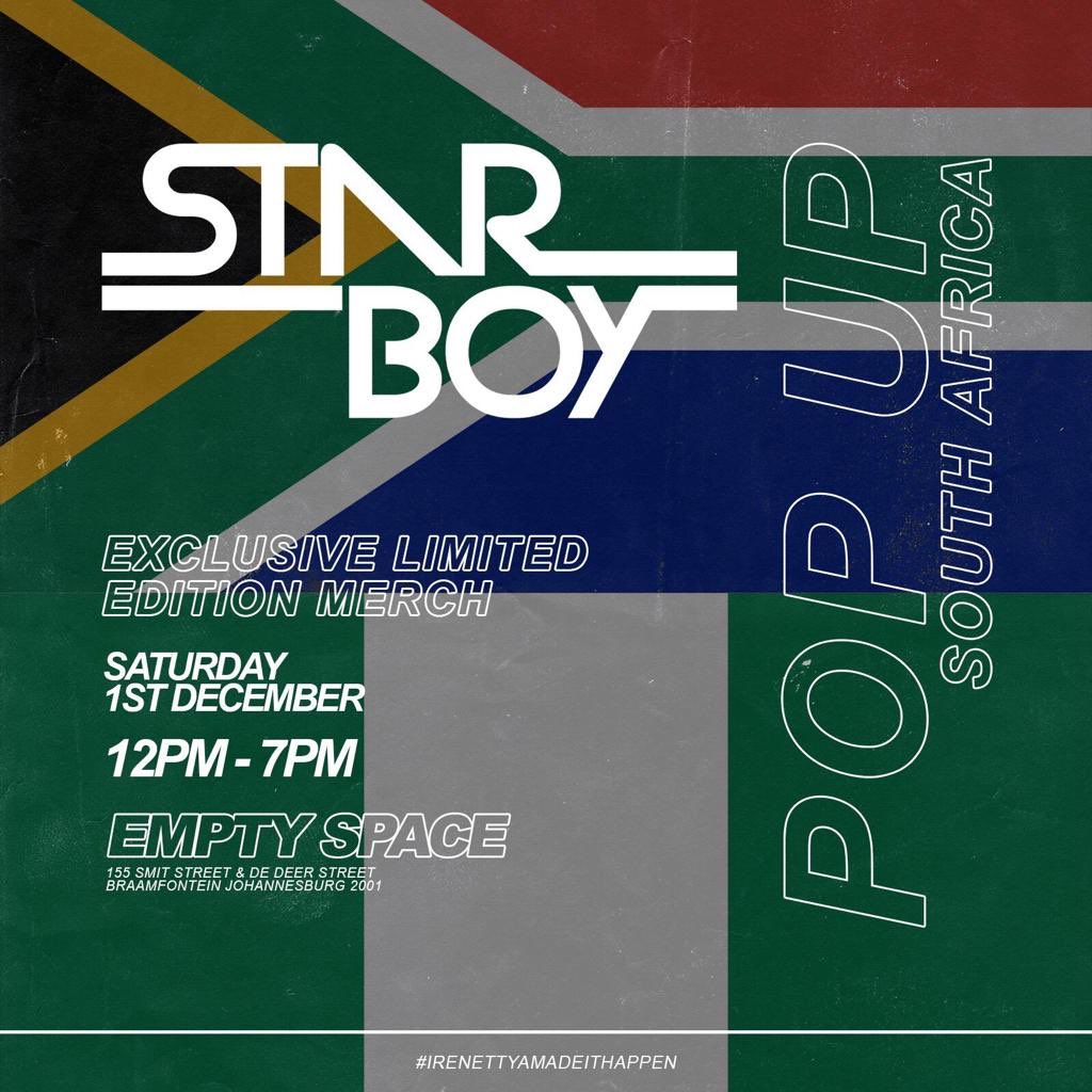 wizkidayo's tweet photo. South Africa pop up! Pull up! 🚀🚀 1st dec https://t.co/Cte4Y9tViV