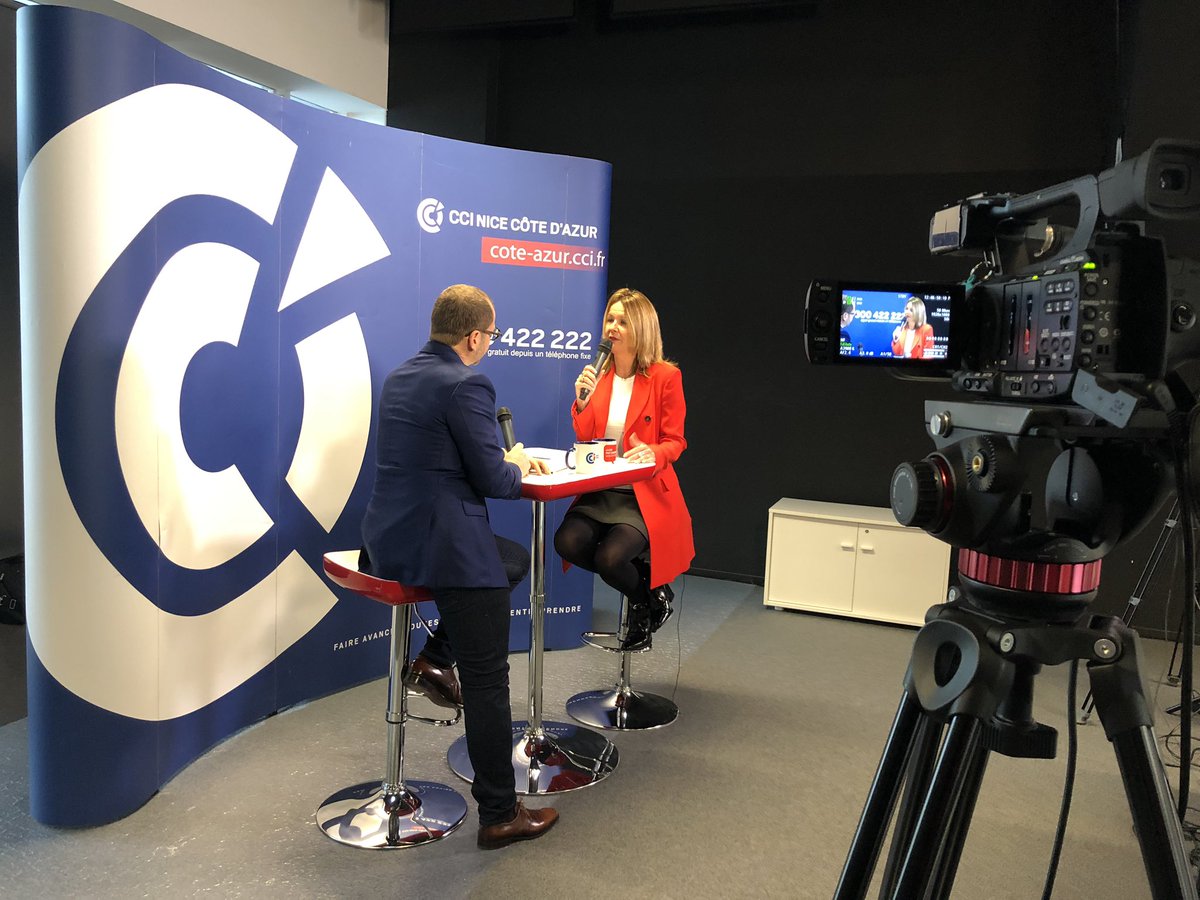 CapucineAgency's tweet photo. Isabelle DREZEN notre directrice d’agence en pleine interview avec la @CCIcotedazur ! #ENTREP2018 #CapucineAgency #comdigitale https://t.co/CFa809qpV6