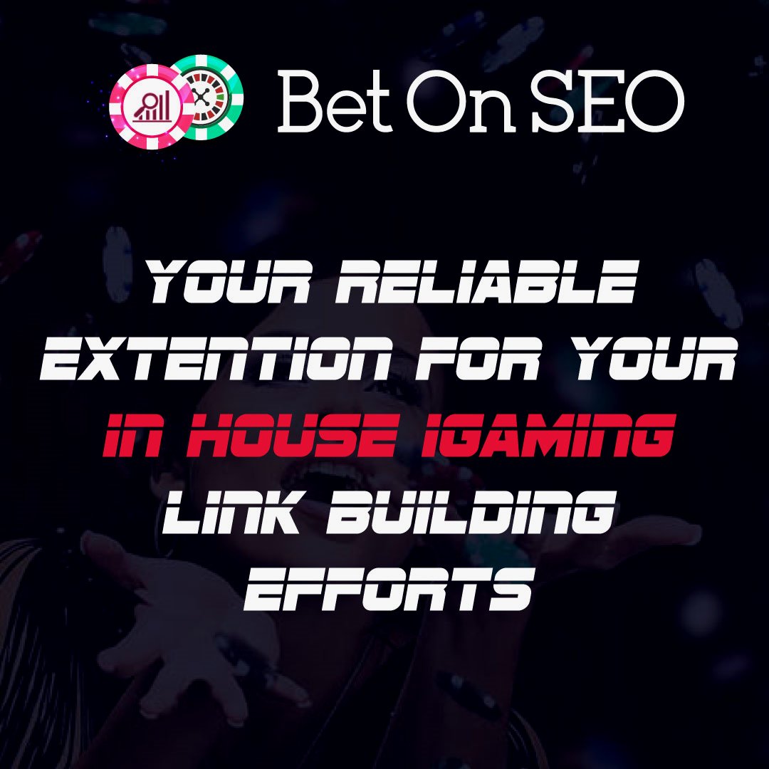 🎯 100% WHITE HAT #iGaming Outreach #LinkBuilding Expert
📊 Your Reliable Extension for Your In-House SEO Efforts
♠️ Run by Ex-Google Employee

🎁 GET Monthly "CASH BACK” on Providers Referral 💰
#SIGMA18 #MALTA #SIGMA2018

Reach Me: MSSG.ME/BetOnSEO