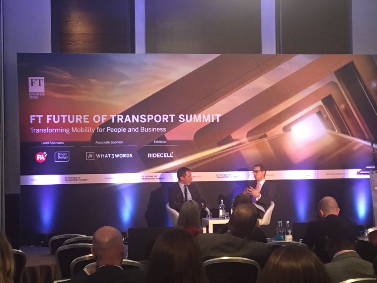 rambutan62's tweet image. ⁦@StevenArmstrong⁩ at the FT Future of Transport Summit in London right now, talking with ⁦@Petercampbell1⁩ on the importance of Big Data and Mobility #FT #FordMobility #Ford #Chariot