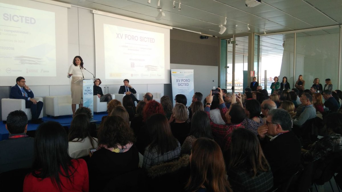 SEGITTUR's tweet photo. Arranca en Valencia el XV Foro SICTED, la calidad palanca de la competitividad y sostenibilidad turística  #ForoSICTED2018 @SecTurismoEsp @mincoturgob @c_valenciana @AjuntamentVLC @SEGITTUR Síguelo en directo https://t.co/mvP6LupmQ5 https://t.co/kx2tVXd3IT