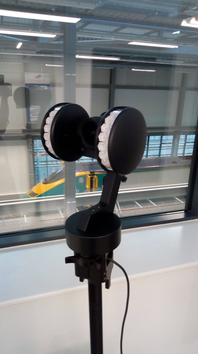 Set up at HS2 College, Doncaster for today's VR Workshop <a href="/SpheronVR/">Spheron GmbH</a> #vr #photogrammetry #bim