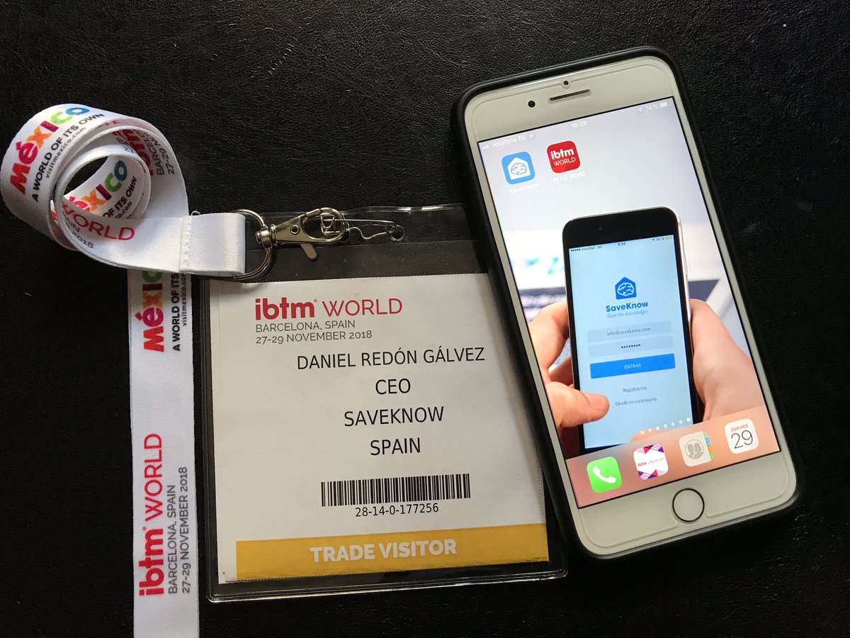 Saveknow_App's tweet photo. Today we say goodbye to #ibtmworld
They have been days of fruitful meetings and agreements.
Thanks for your confidence!
If you have conferences at your events and want to save all the knowledge generated, visit https://t.co/BzAJ91PVFP
#SaveKnow #SaveTheKnowledge #eventprof #MICE https://t.co/J4ECmi0i1J