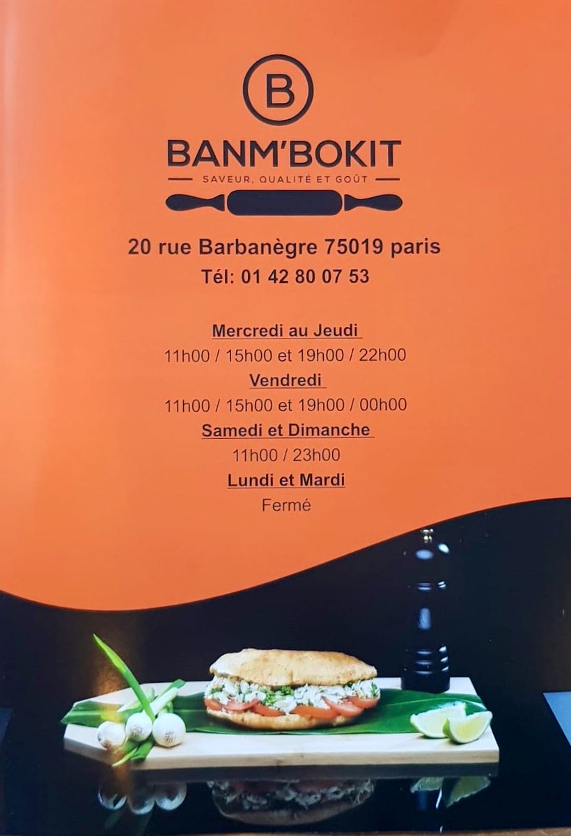 Sokanaa_France's tweet photo. Ça y est ! SO’KANAA® arrive chez #BanmBokit !
N’hésitez pas à accompagner votre délicieux #Bokit avec un verre de #JusDeCanne !
🗣RDV 20 rue Barbanègre, 75019 #Paris.
Savourez le voyage avec #Sokanaa !
#JusNaturel #JusLocal #BoissonLocale #Paris19 #SaveursDuMonde https://t.co/aQIQ21Tc0Q