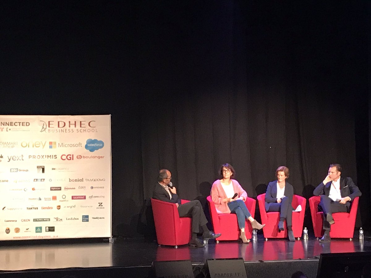clemen8ine's tweet photo. « Il faut rester ouverts, agiles, a l’affût des opportunités que la technologie nous apporte » @Nathalie_Balla, présidente de La Redoute lors de la #connectedday à l’@EDHEC_BSchool #Lille https://t.co/U5jCMHgkz2