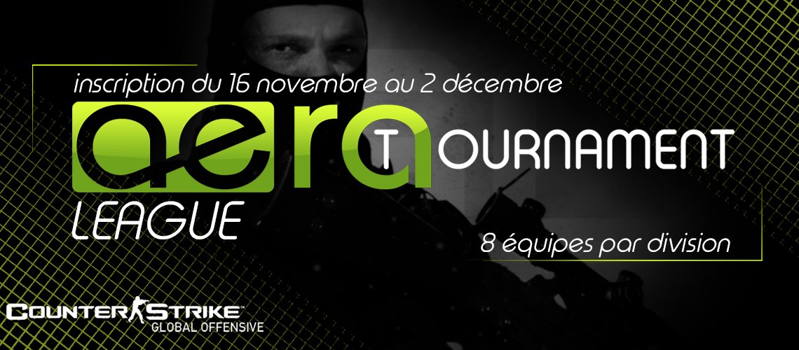 Plus que quelques jours pour vous inscrire à la première édition de la League sur <a href="/AeraTournament/">Aera Tournament</a> ... aeratournament.com/index.php?opti…